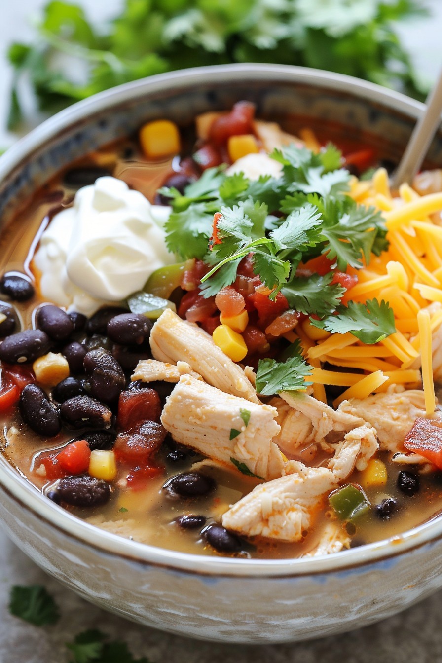 8 Can Chicken Taco Soup Recipe