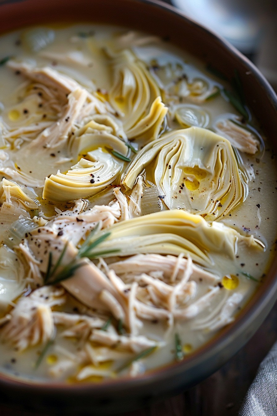 Artichoke Chicken Soup Recipe