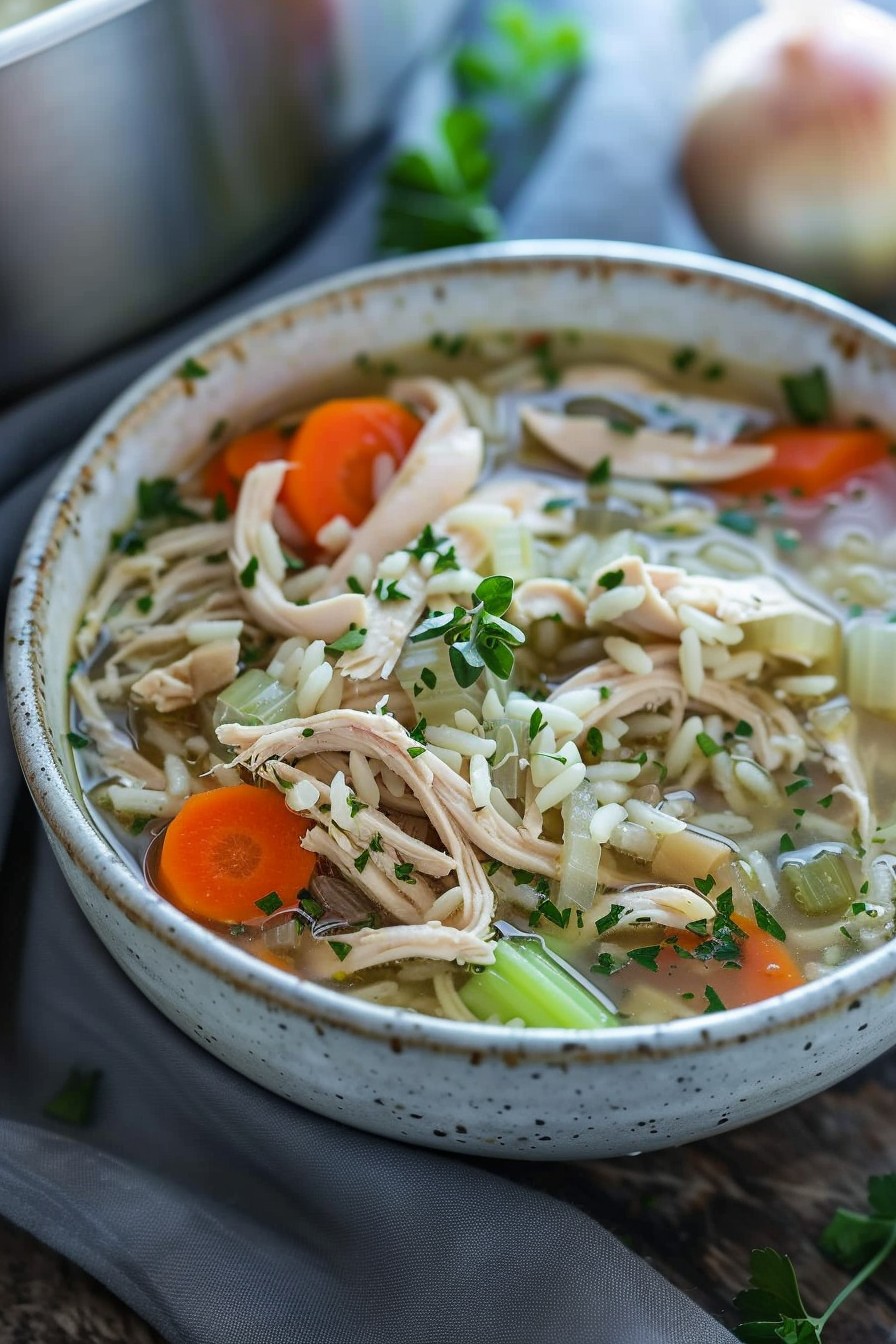 Chicken And Rice Soup Crock Pot Recipe