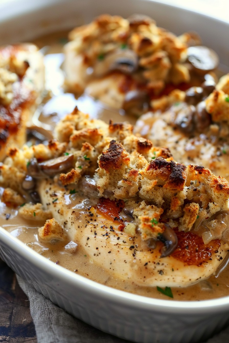 Chicken And Stuffing Recipe With Cream Of Mushroom Soup
