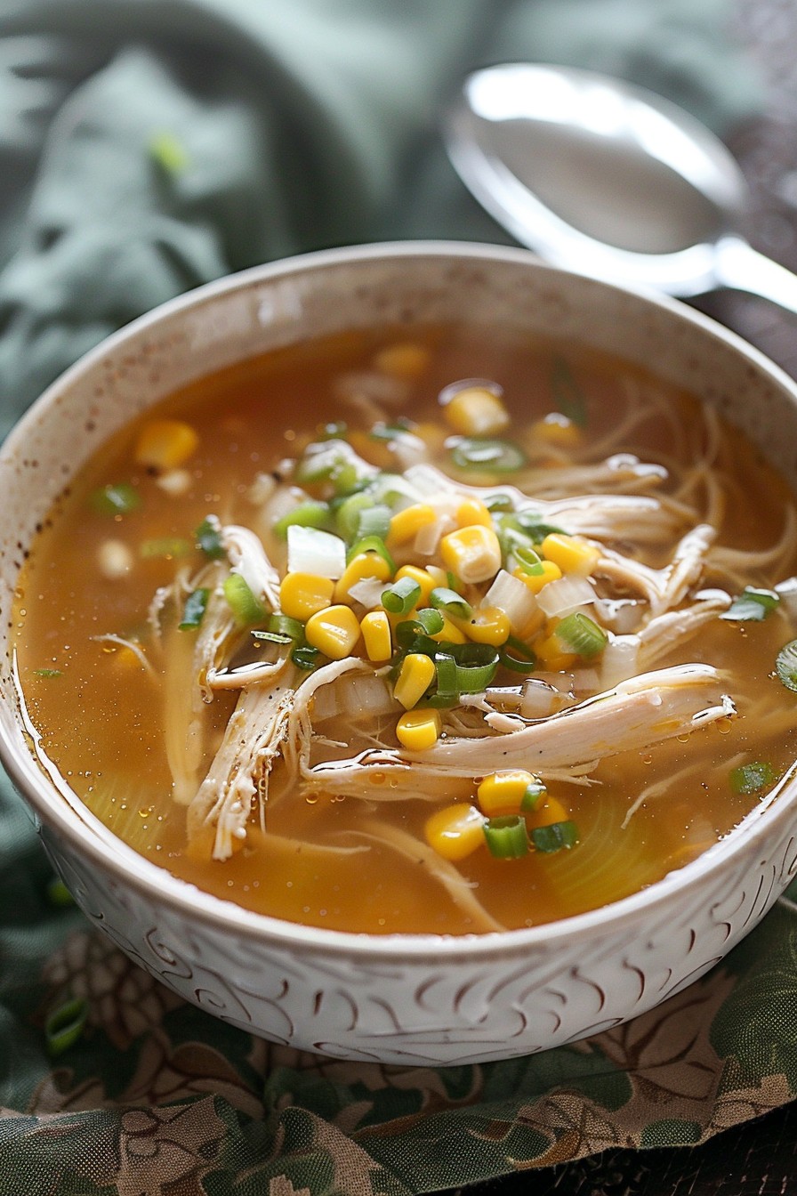 Chicken And Sweetcorn Soup Recipe