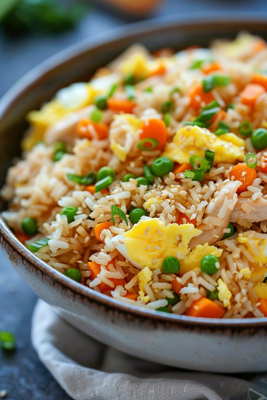 Chicken Egg Fried Rice Recipe