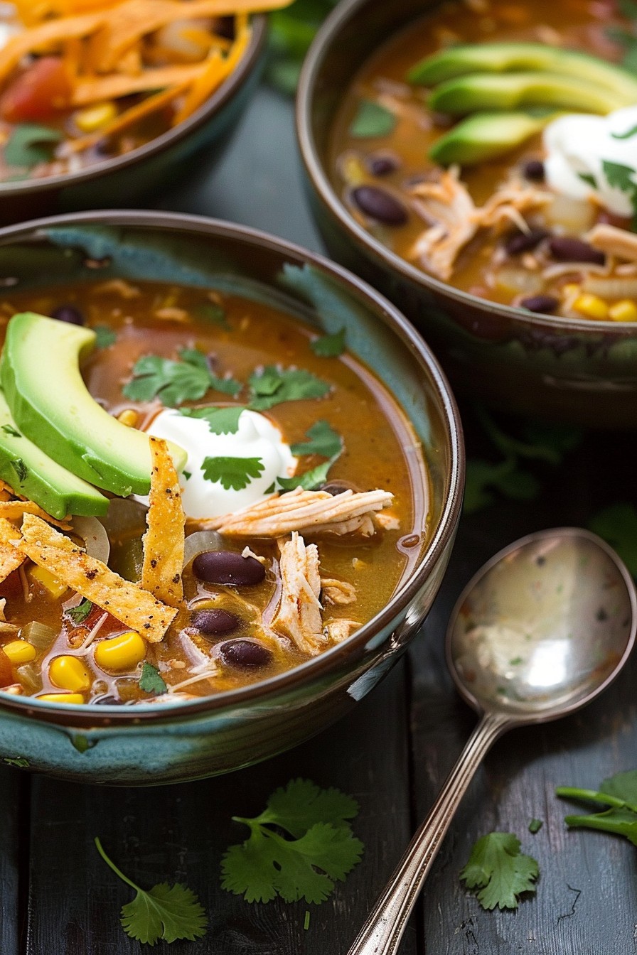 Chicken Enchilada Tortilla Soup Recipe
