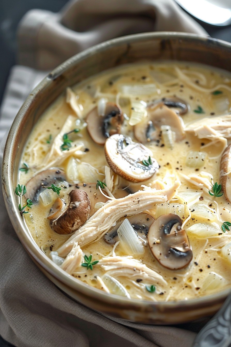Chicken Mushroom Soup Recipe