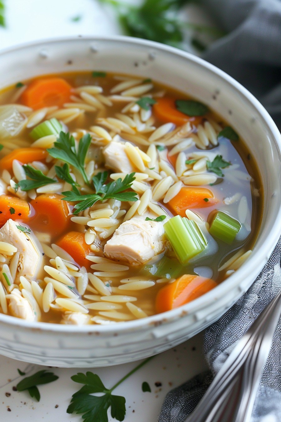 Chicken Orzo Soup Recipe