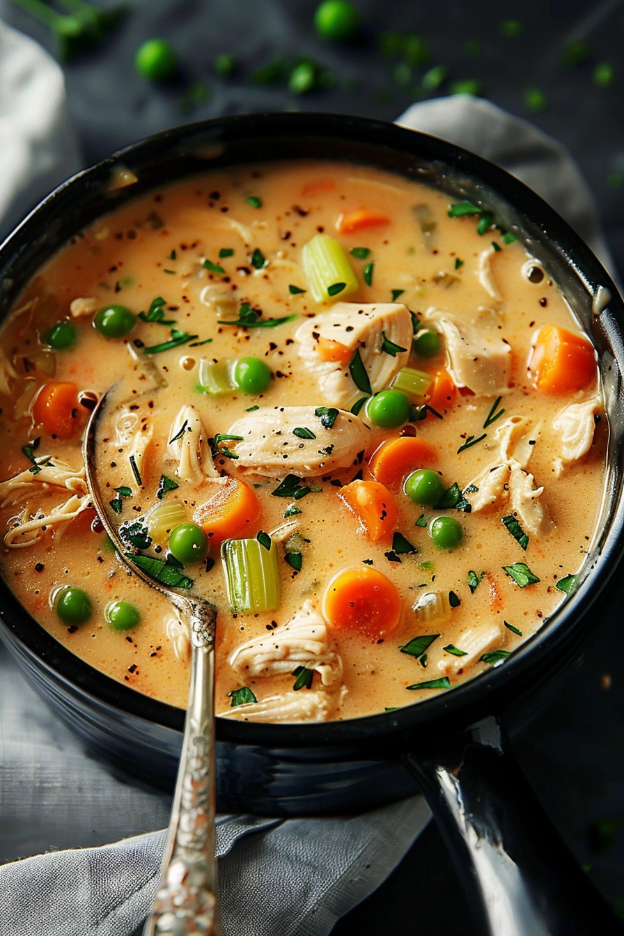 Chicken Pot Pie Soup Crock Pot Recipe