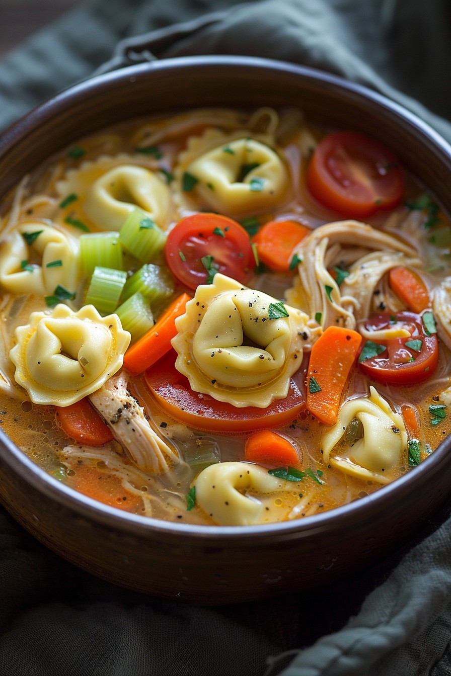 Chicken Tortellini Soup Recipe