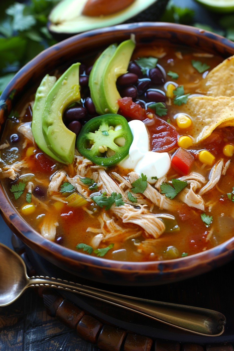 Chicken Tortilla Soup Recipe With Rotisserie Chicken