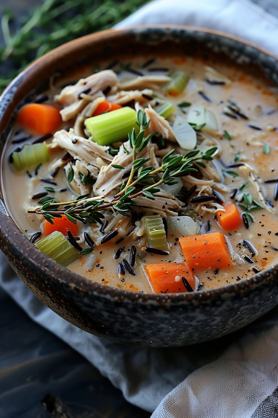 Copycat Panera Chicken And Wild Rice Soup Recipe