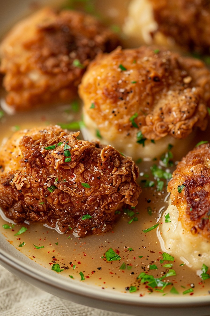 Fried Chicken And Dumplings Recipe