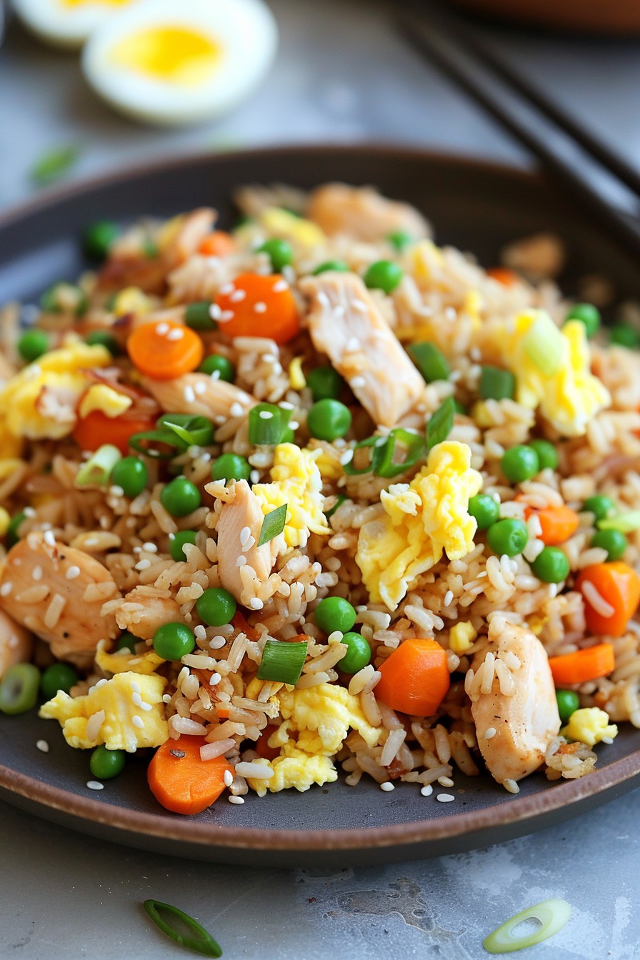 Fried Rice And Chicken Recipe