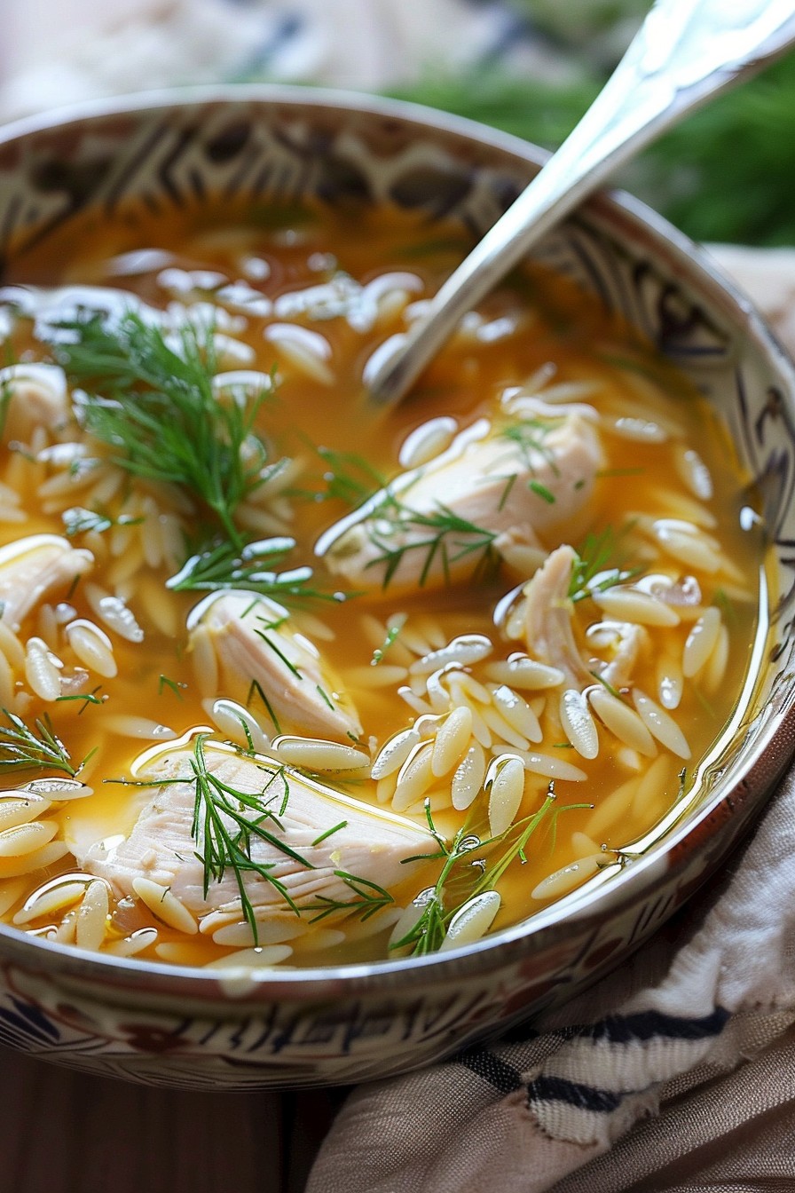 Greek Chicken And Lemon Soup Recipe