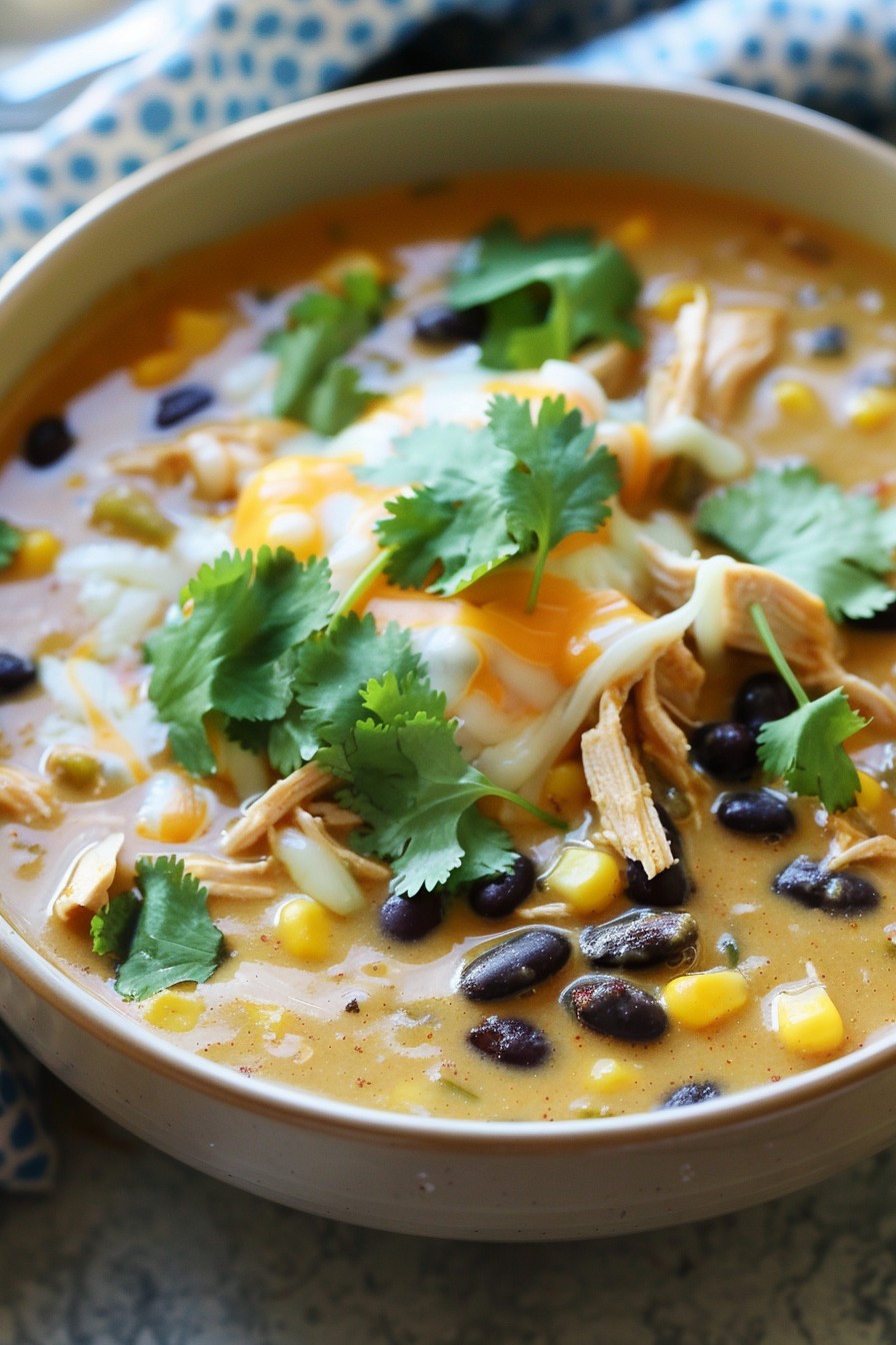 Green Chicken Enchilada Soup Recipe