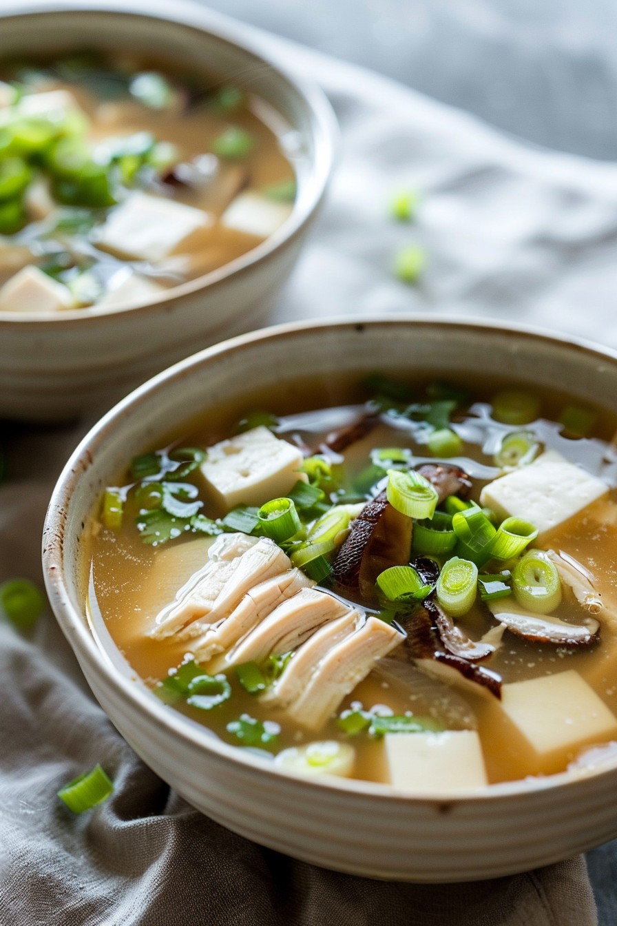 Japanese Chicken Miso Soup Recipe