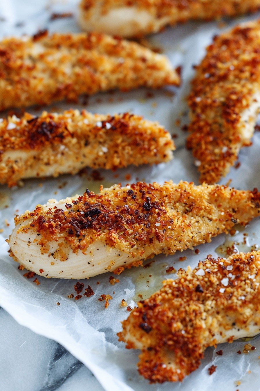 Oven Fried Chicken Strips Recipe
