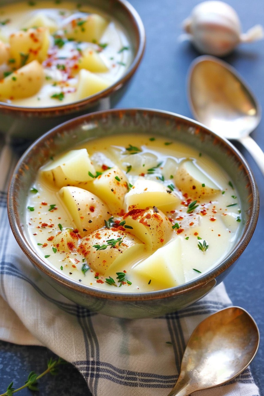 Potato Soup Recipe Chicken Stock
