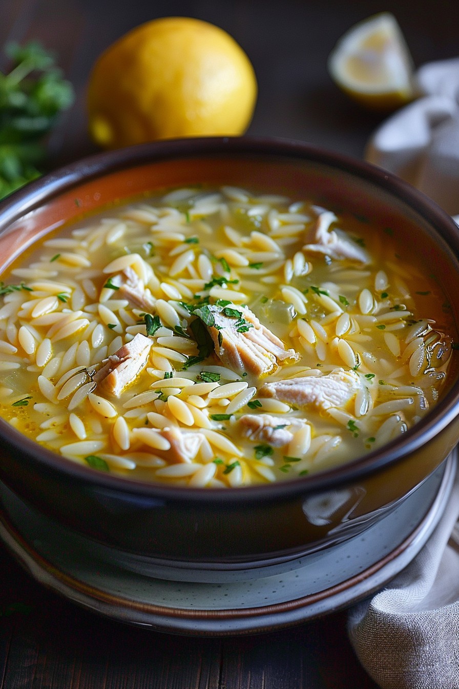 Recipe For Greek Lemon Chicken Orzo Soup