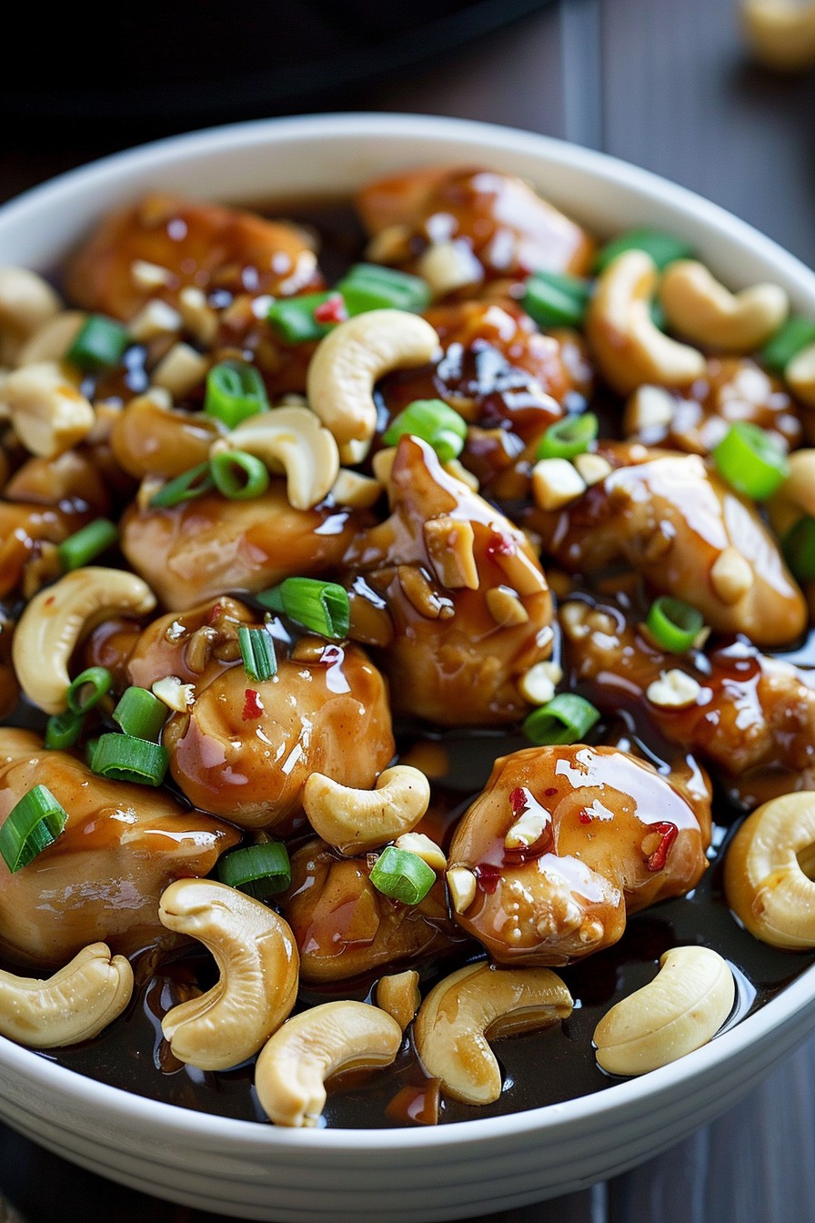 Slow Cooker Cashew Chicken Recipe