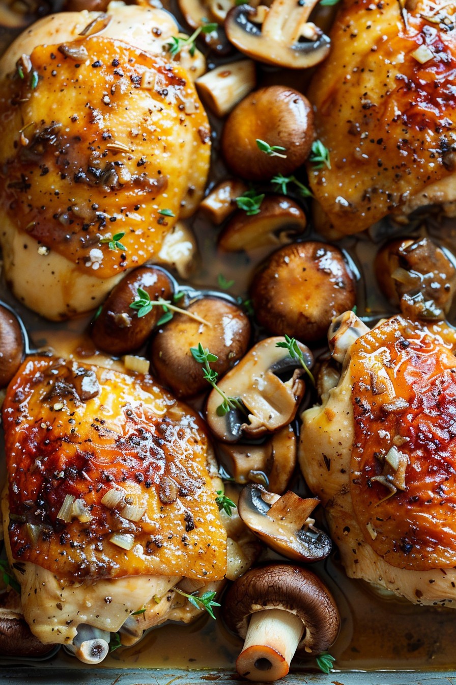 Slow Cooker Chicken And Mushrooms Recipe