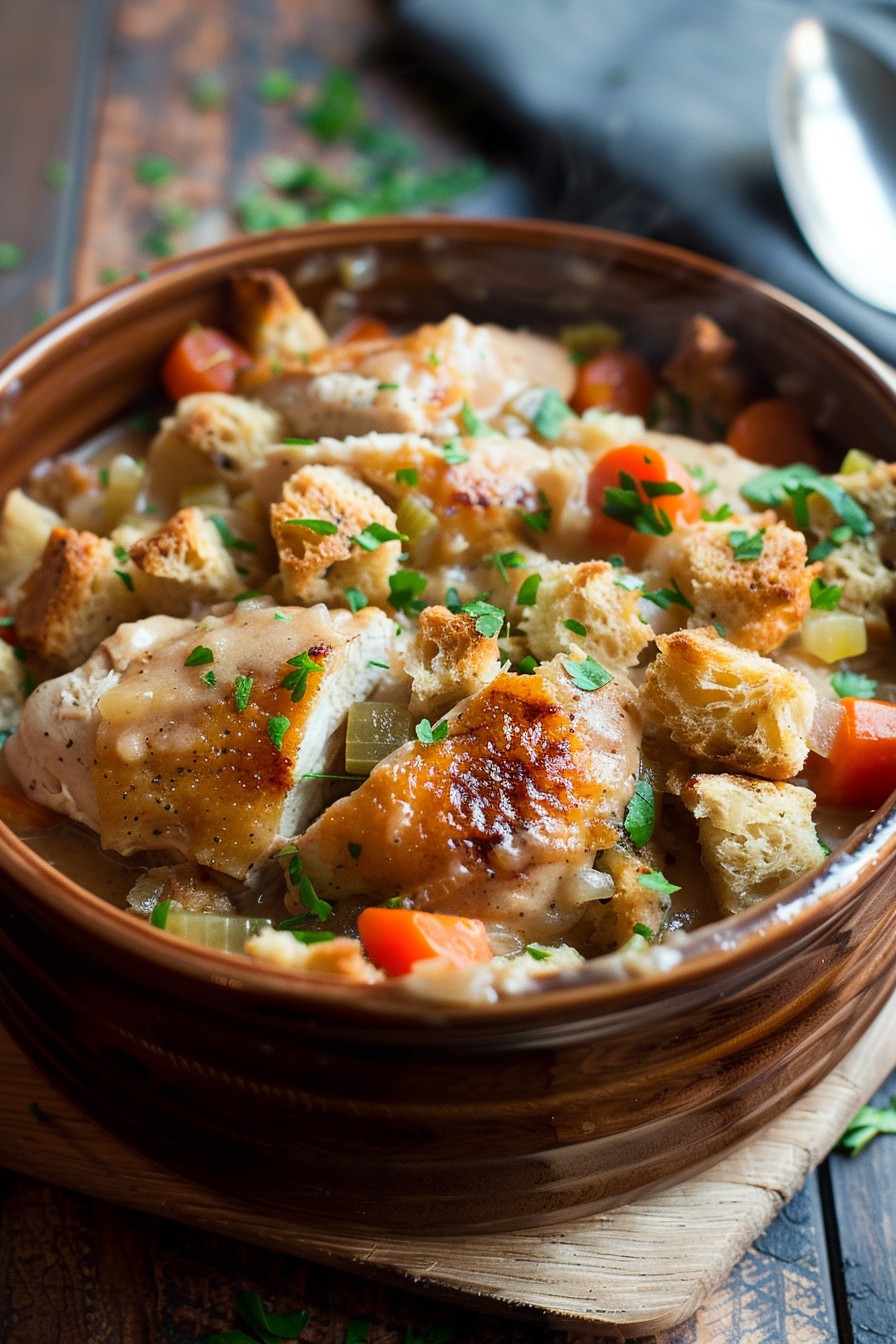 Slow Cooker Chicken And Stuffing Recipe