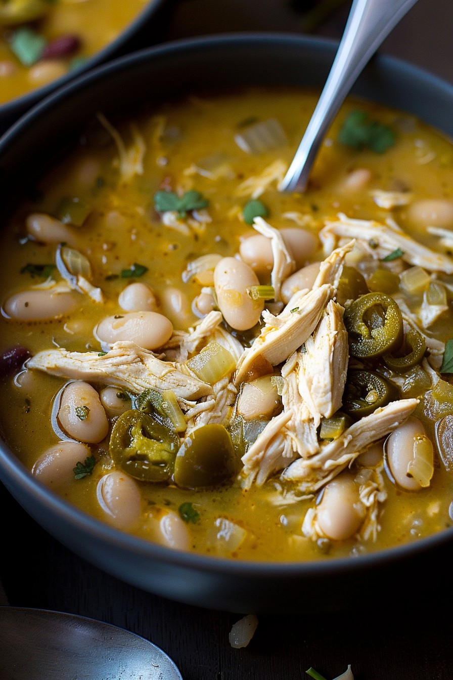 Slow Cooker White Chicken Chili Recipe