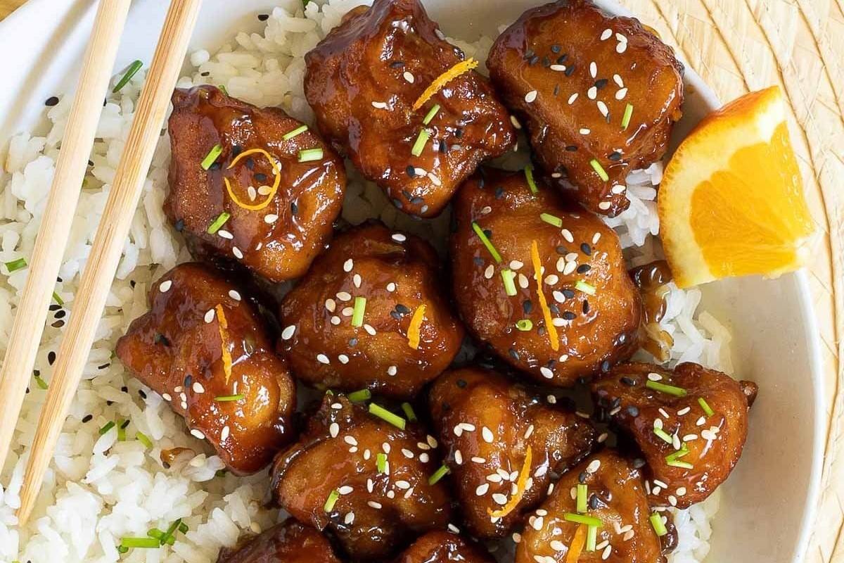 Sticky Orange Cauliflower