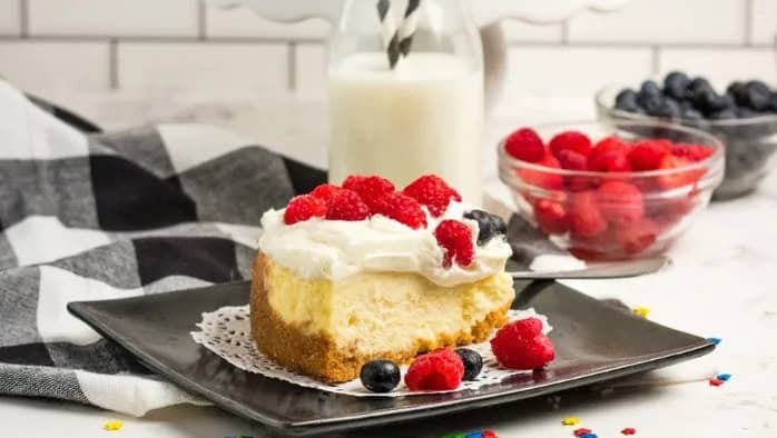 Instant Pot Patriotic Cheesecake