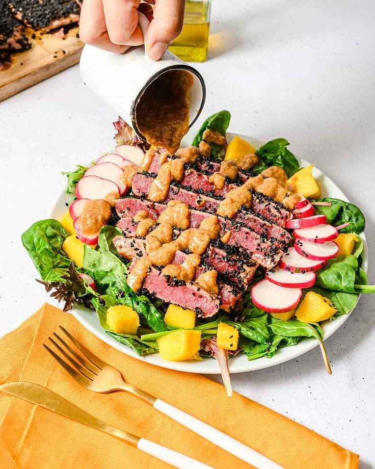 Seared Ahi Tuna Salad