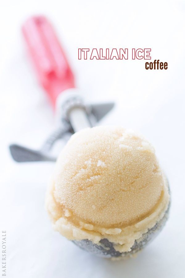 Chocolate Cream Italian Ice