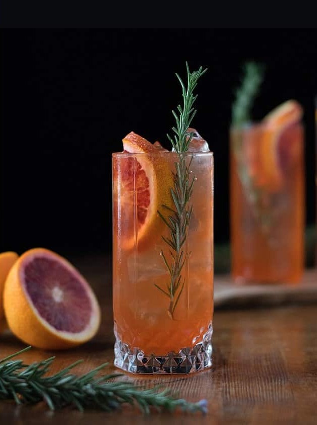 Blood Orange & Turmeric Collins