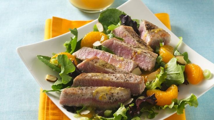 Ahi Tuna Salad With Mandarin