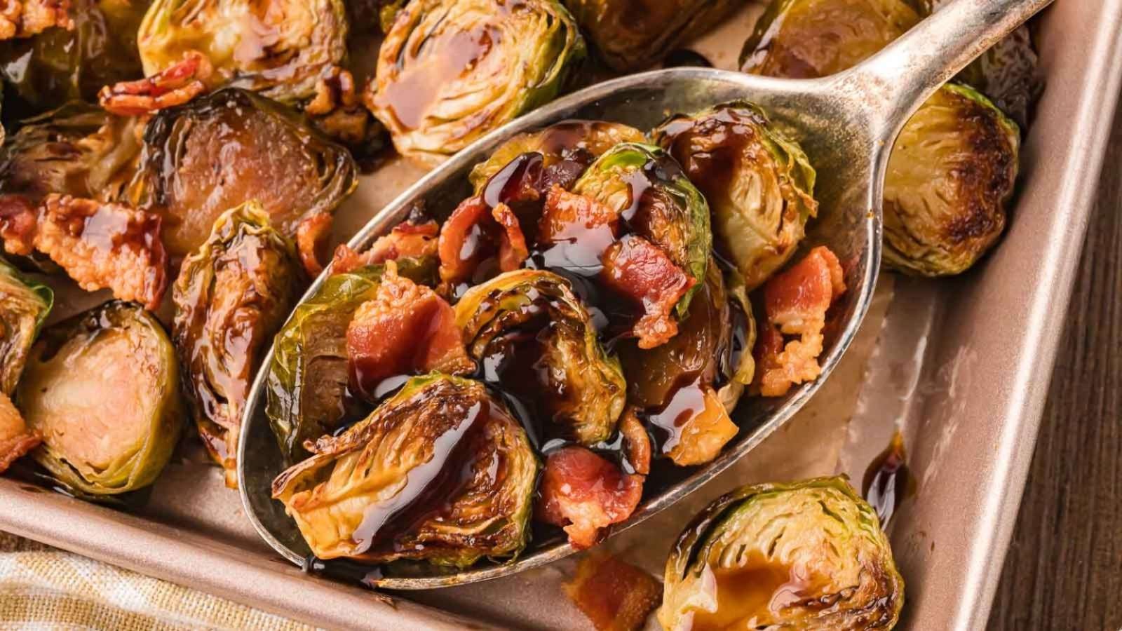 Balsamic Bacon Brussels Sprouts