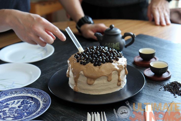 Boba Chiffon Cake
