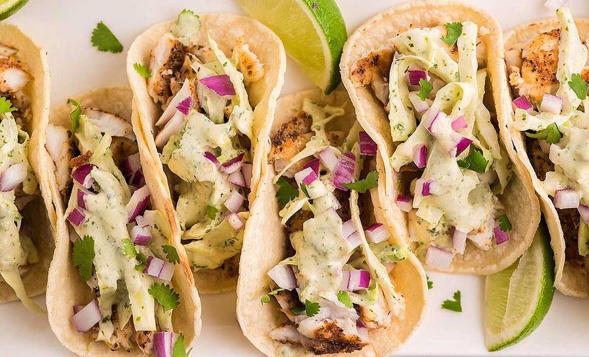Smoker Grilled Fish Tacos
