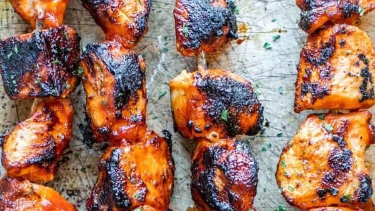 Chipotle Honey Chicken Skewers Recipe