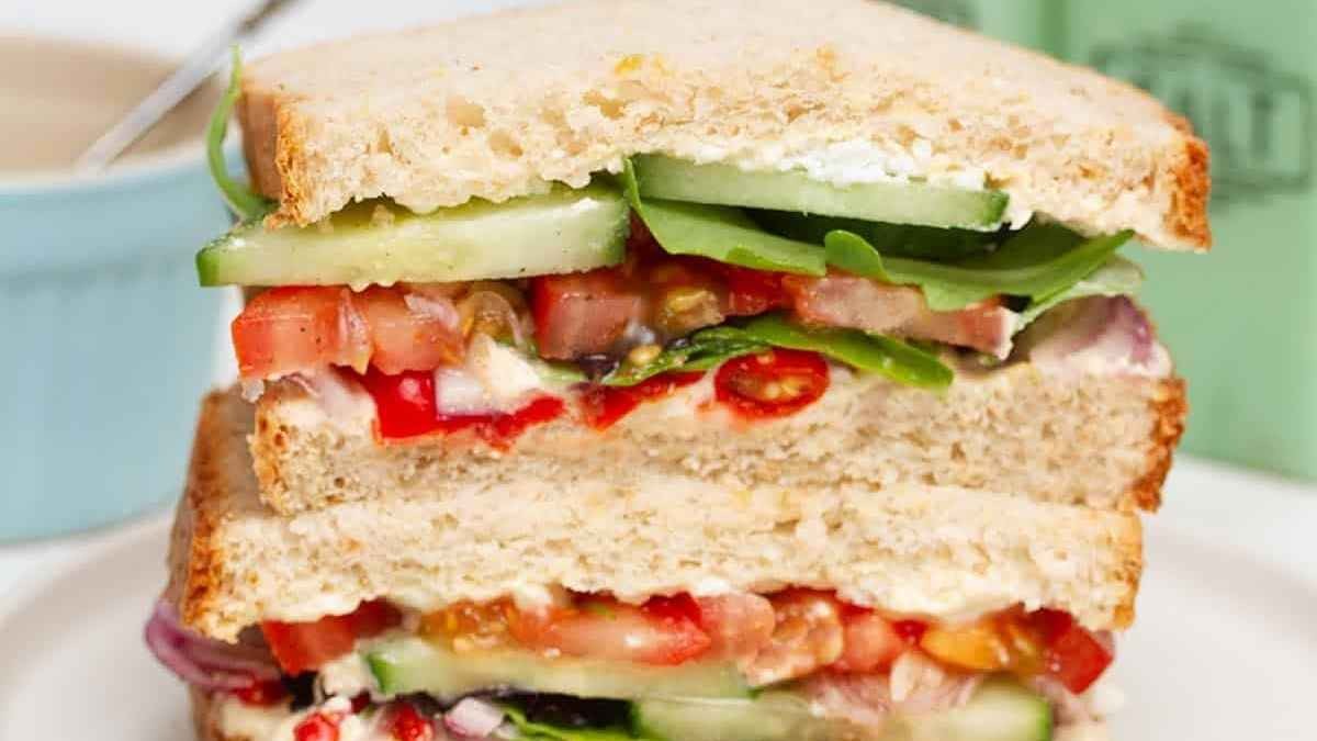 Panera Mediterranean Veggie Sandwich
