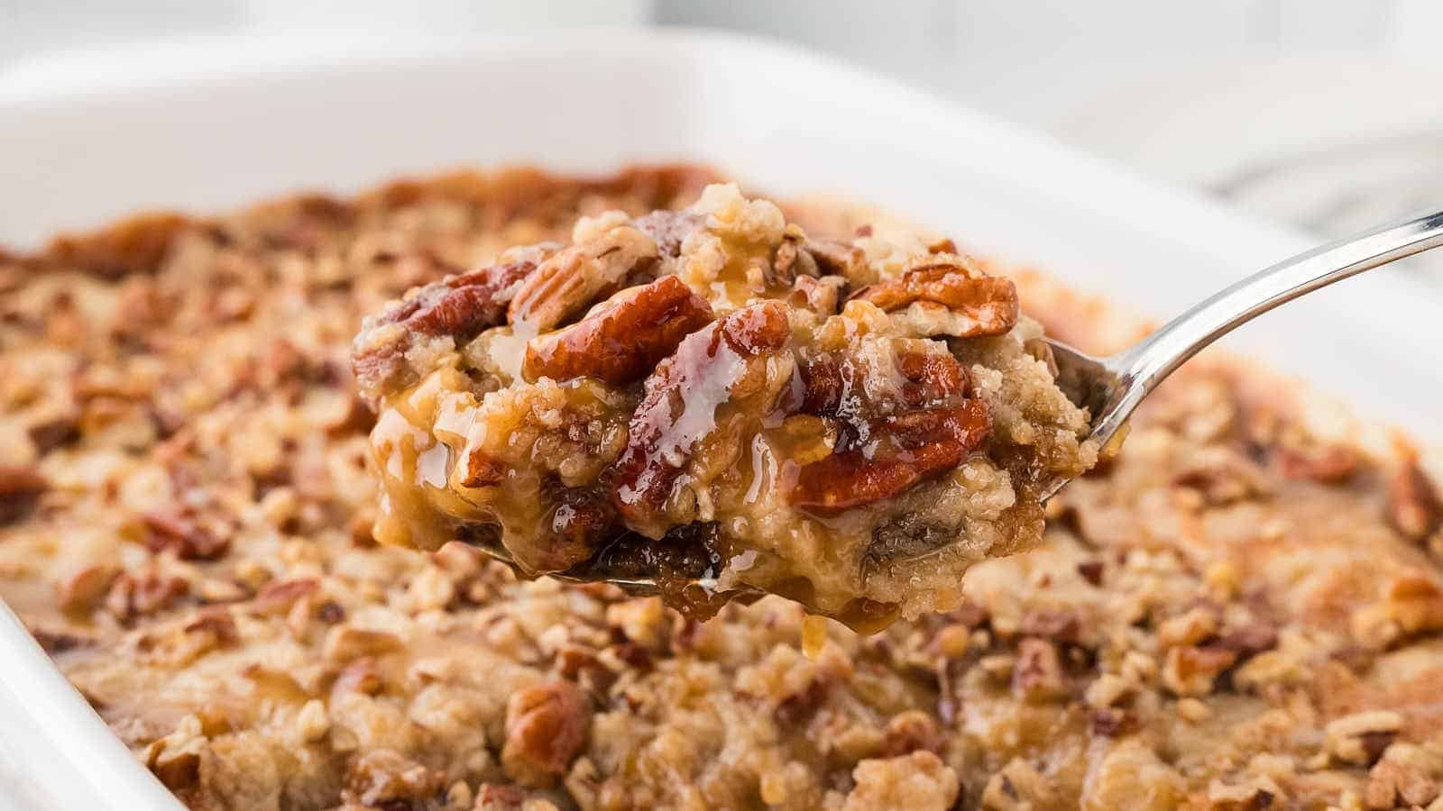 Pecan Pie Dump Cake