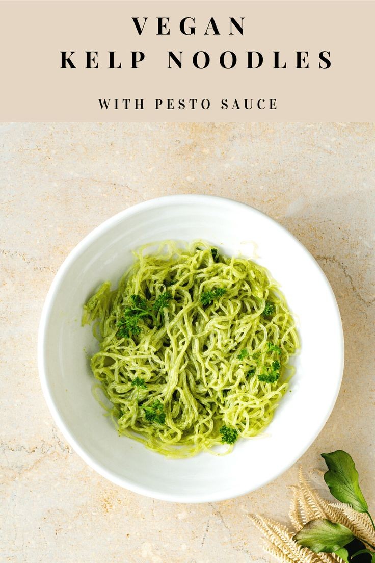 Keto Sesame Asian Kelp Noodles