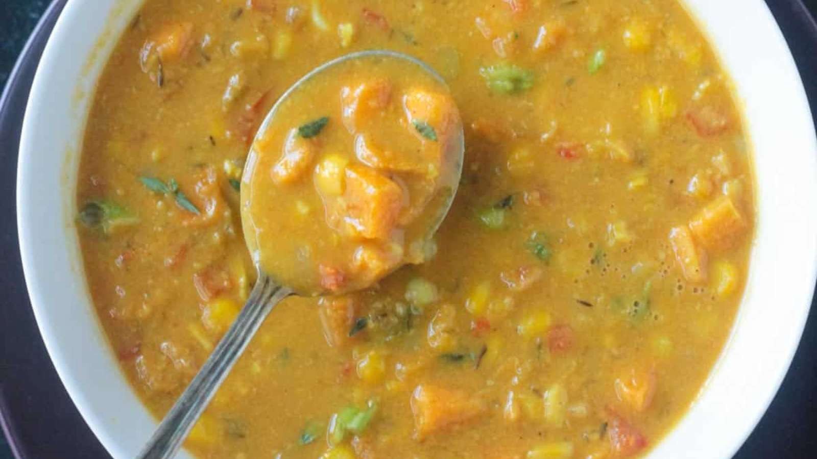 Sweet Potato Corn Chowder