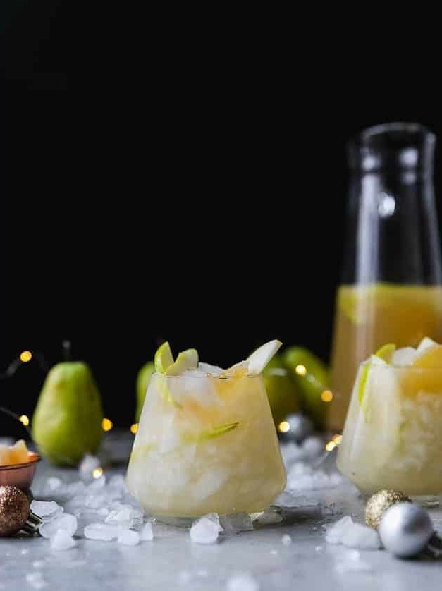 Pear Ginger Champagne Punch