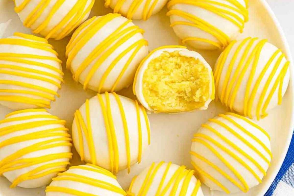 Lemon Cake Balls