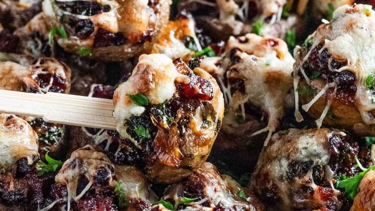 Chorizo Stuffed Mushrooms