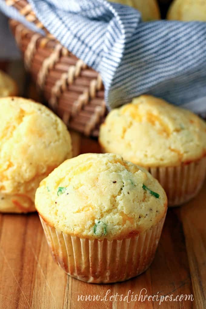 Cheddar Cheese and Chive Muffins