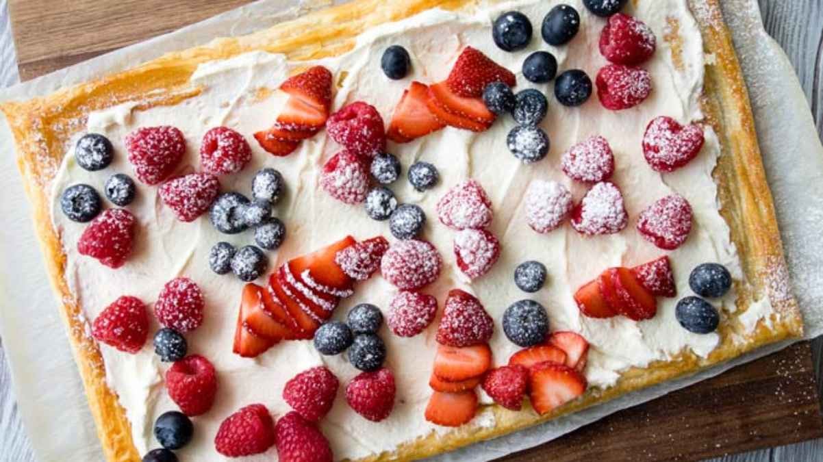 Red, White And Blue Breakfast