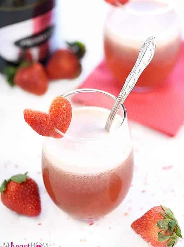 Sparkling Strawberry Floats