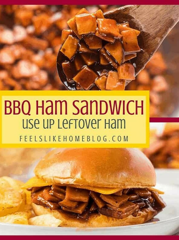Pittsburgh Style BBQ Ham Sandwiches