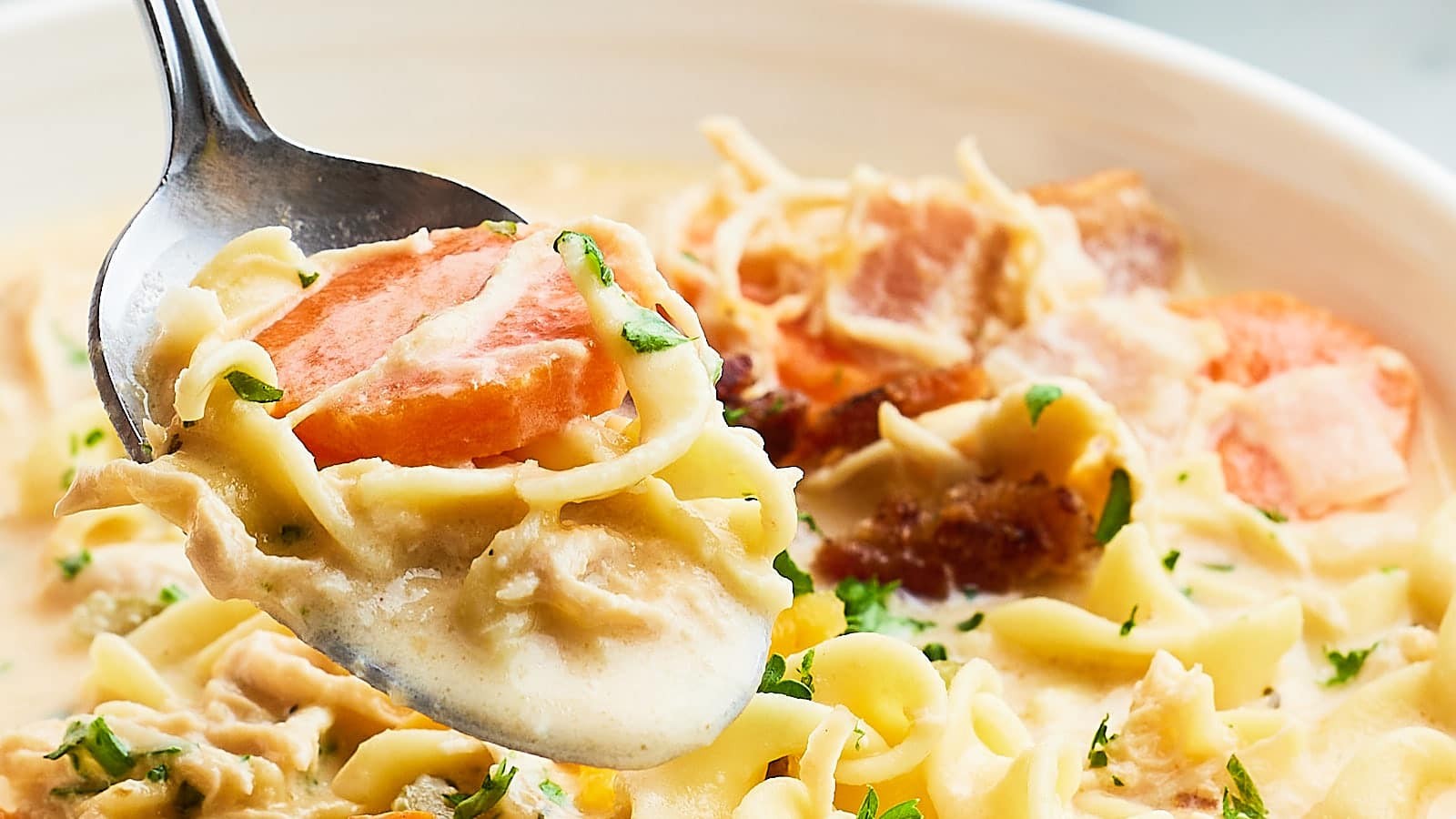 Creamy Chicken Noodle Soup