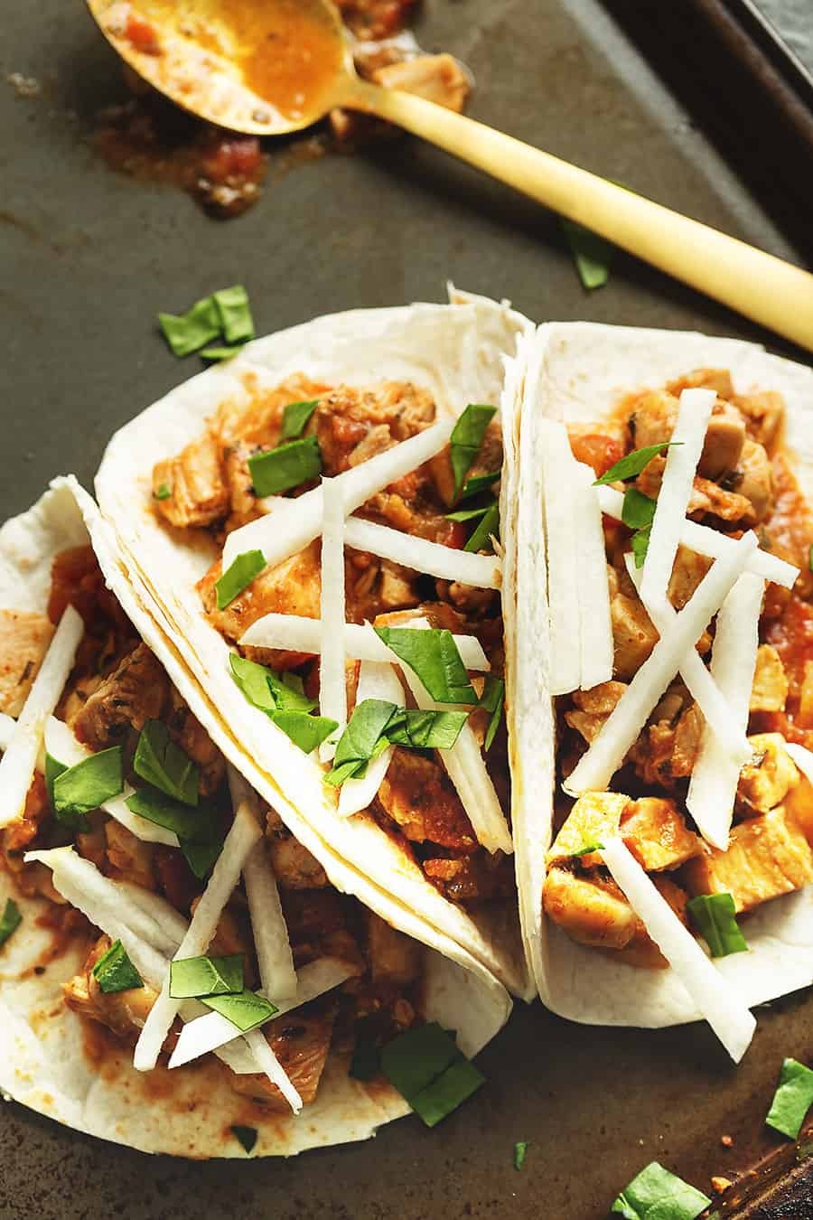 Crockpot Chicken Tacos – Make on Vacation Easy Meal