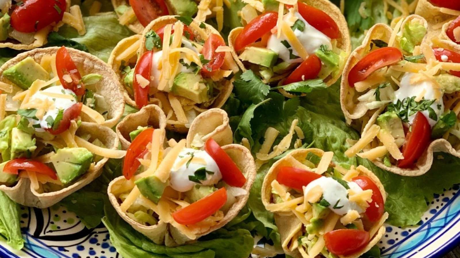 Mini Taco Salad Cups
