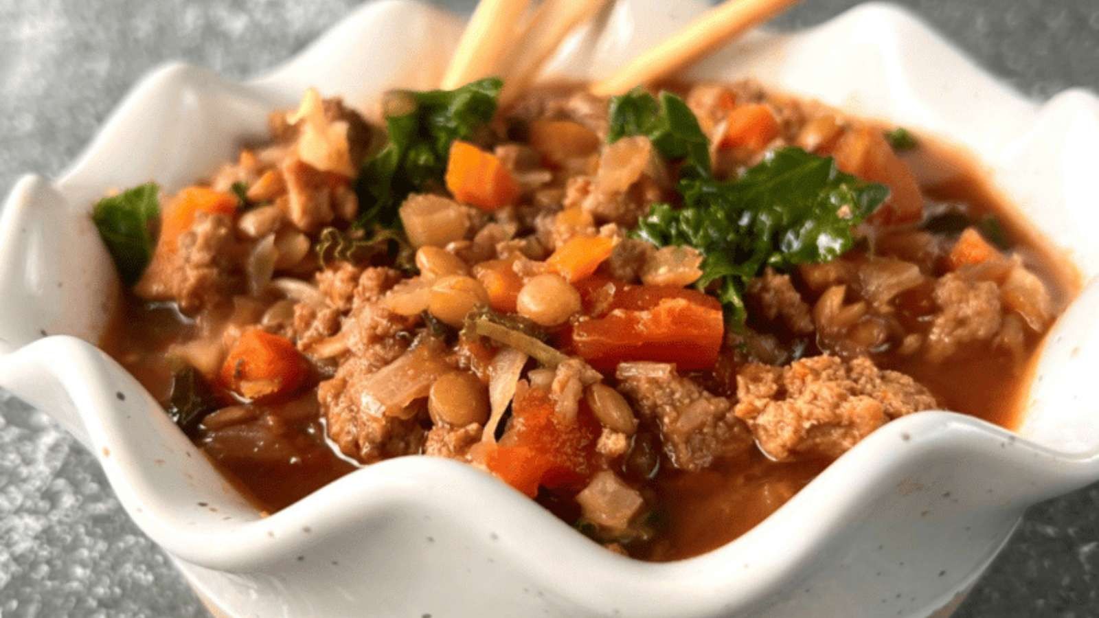 Slow Cooker Turkey Lentil Soup